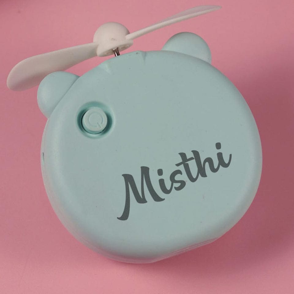 Customise Mini Usb Fan With Mirror And Led