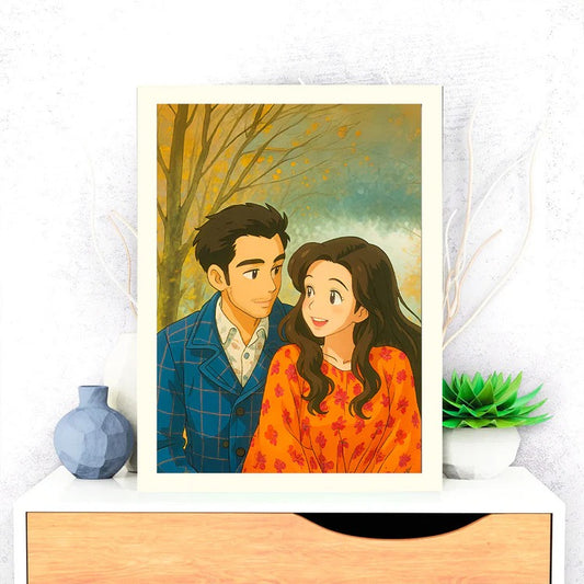 Customize  Gibli Art Photo Frame