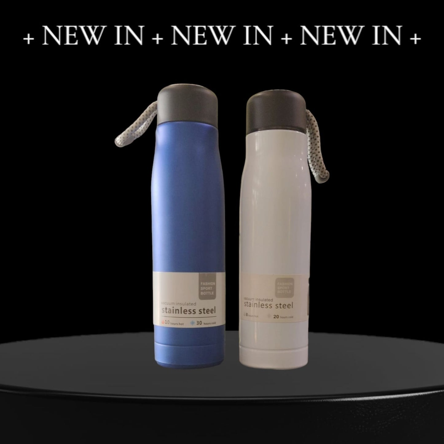 Personalized vacuum insulated stainless steel water bottle