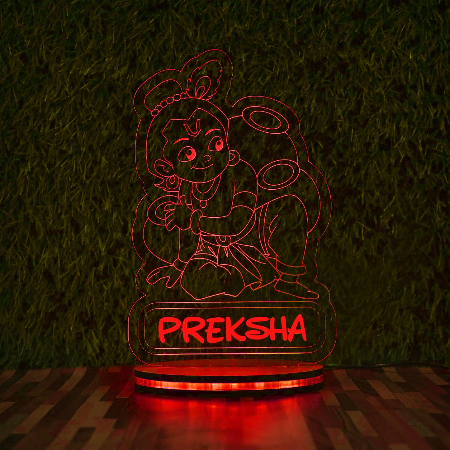 3d Acrylic Krishna LED Lamp