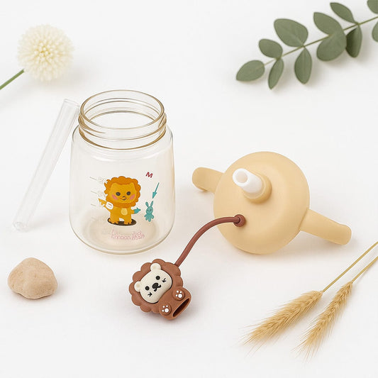 Personalized Baby Sipper Cup with Lion Design