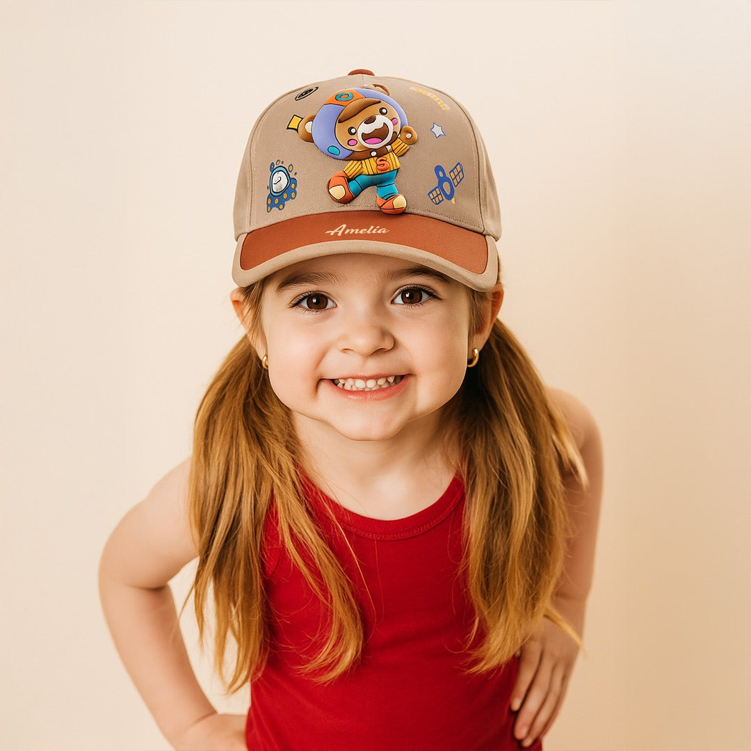 Customise  heavy quality  kids cartoon cap .