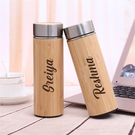 Customise bamboo bottle 500 ml
