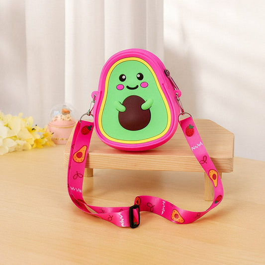 Avocado Cartoon Sling Bag.
