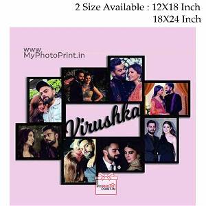 Anniversary Wooden Photo Frame With Name