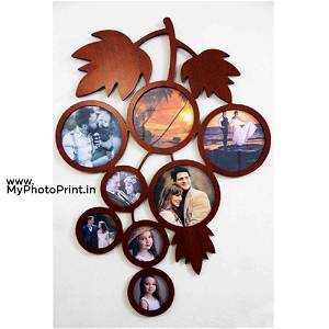 Anniversary Wooden Photo Frame With Name