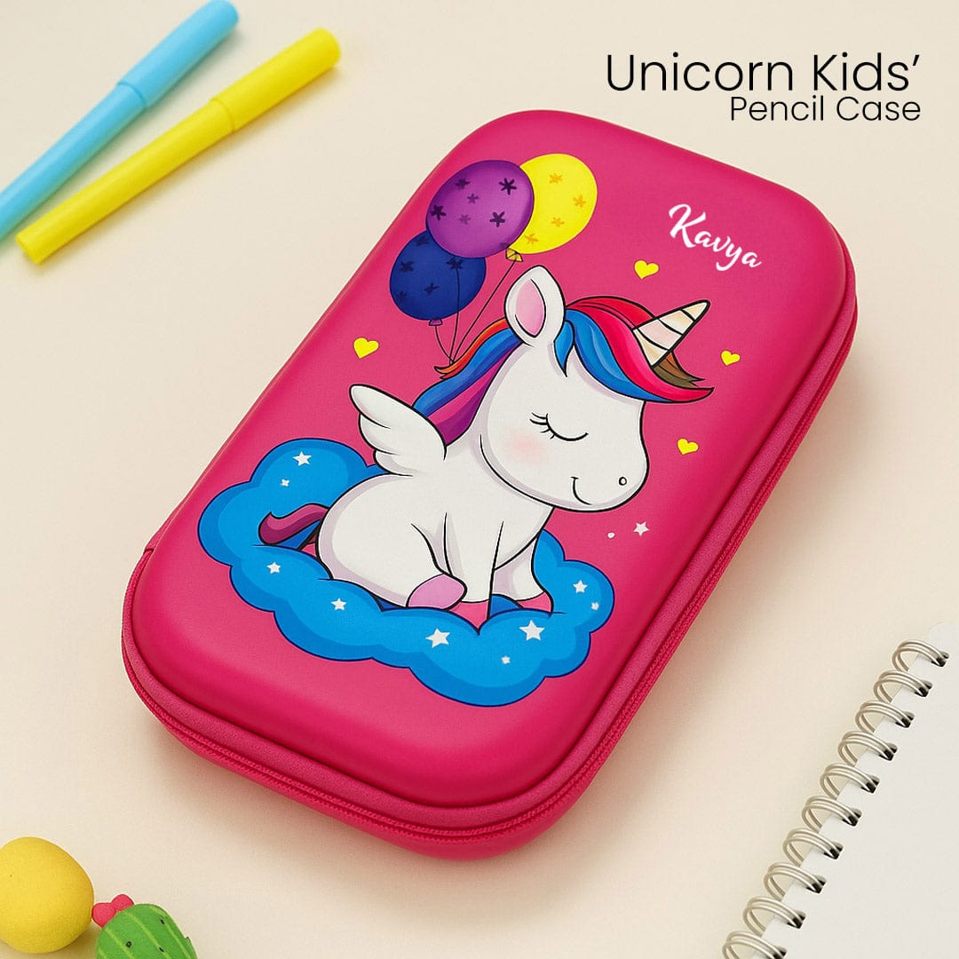 Personalized Unicorn Pencil Case.