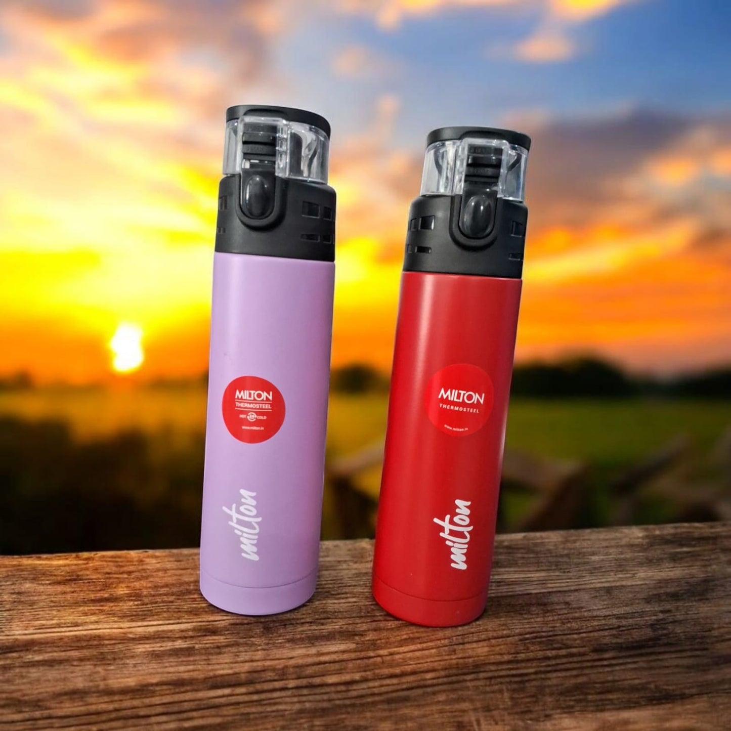 Personalized Milton Atlantis 600 Thermosteel Bottle - Hot & cold Water Bottle