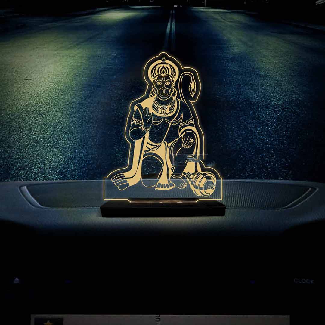 HANUMAN CAR DASHBOARD LAMP