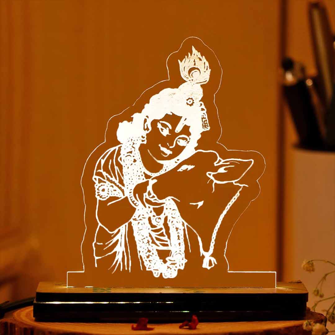 Krishna ji Car Dashboard Lamp