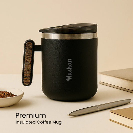 Personalized Black Coffee Mug