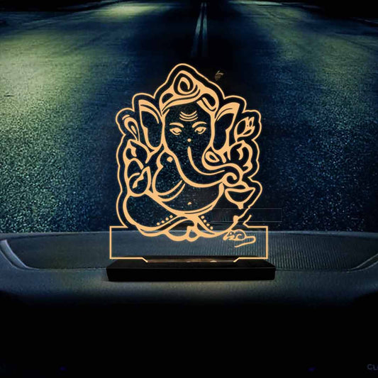 Ganesh ji Car Dashboard Lamp