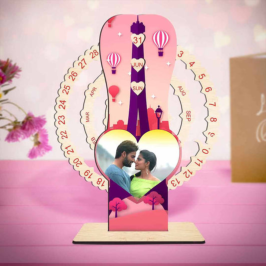 VALENTINE SPECIAL WOODEN CALENDER