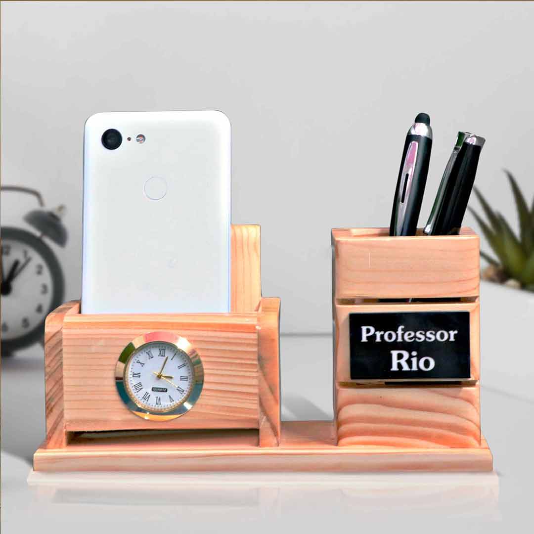 SPECIAL WOODEN PEN AND MOBILE STAND