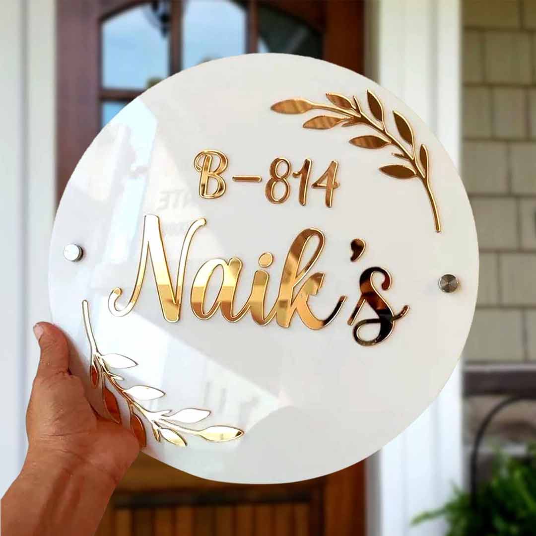 Acrylic Home Name Plates