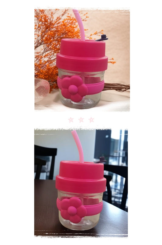 Customize  pink sipper mug