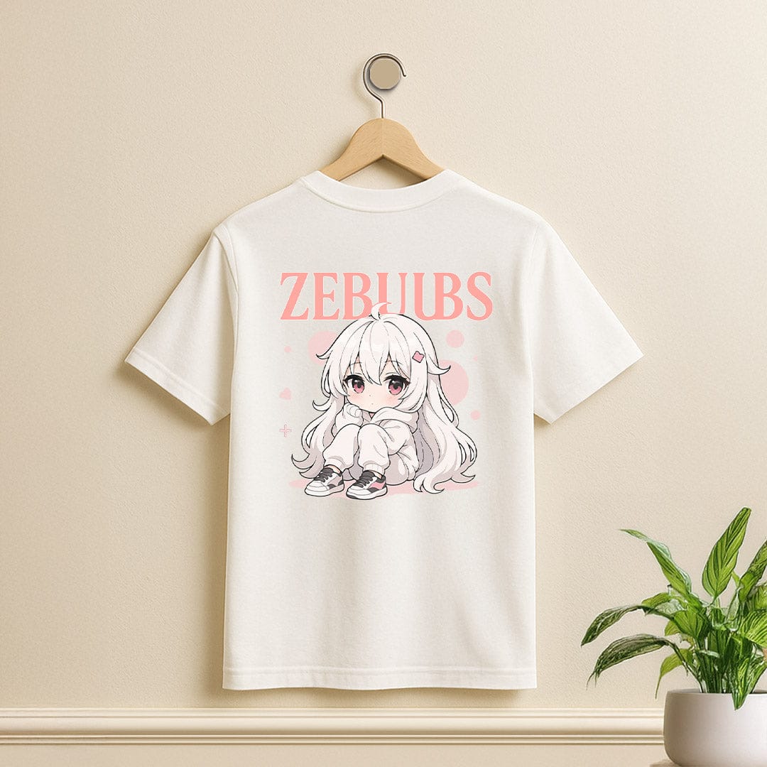 Kawaii Anime Girl Graphic T-Shirt.