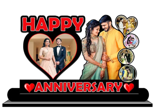 Happy Anniversary Table Top With customize any photo