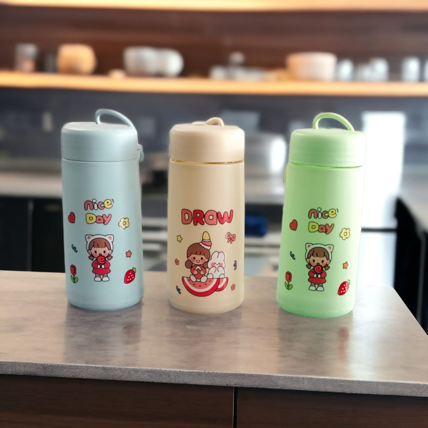 Customise baby glass bottle .