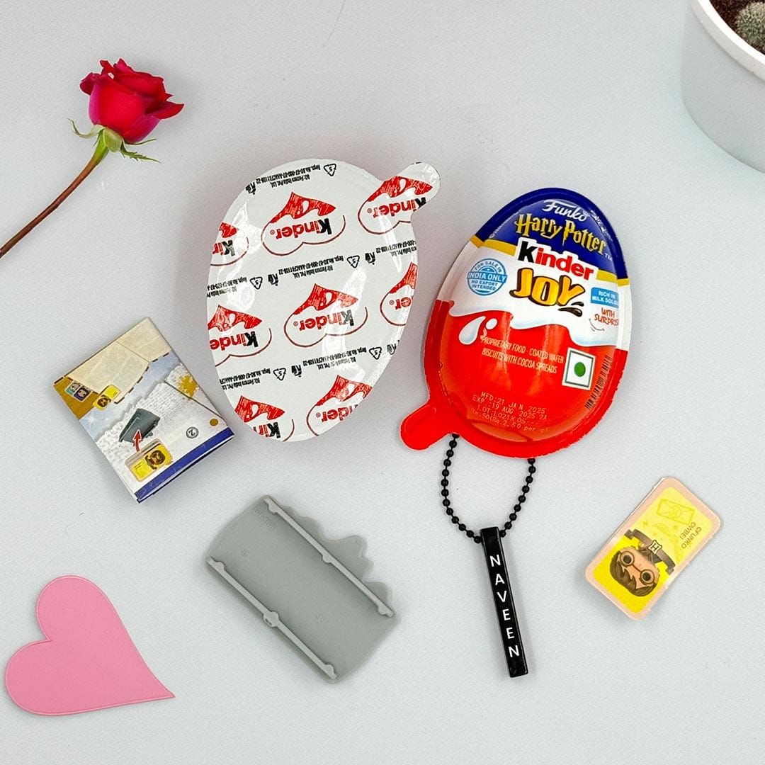 Harry Potter Kinder Joy With Surprising Gift | Personalized Name Pendant.