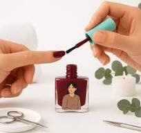Custom Illustrated Nail Polish Bottle