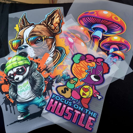 UV DTF Ink Transfer print  8x12 inch
