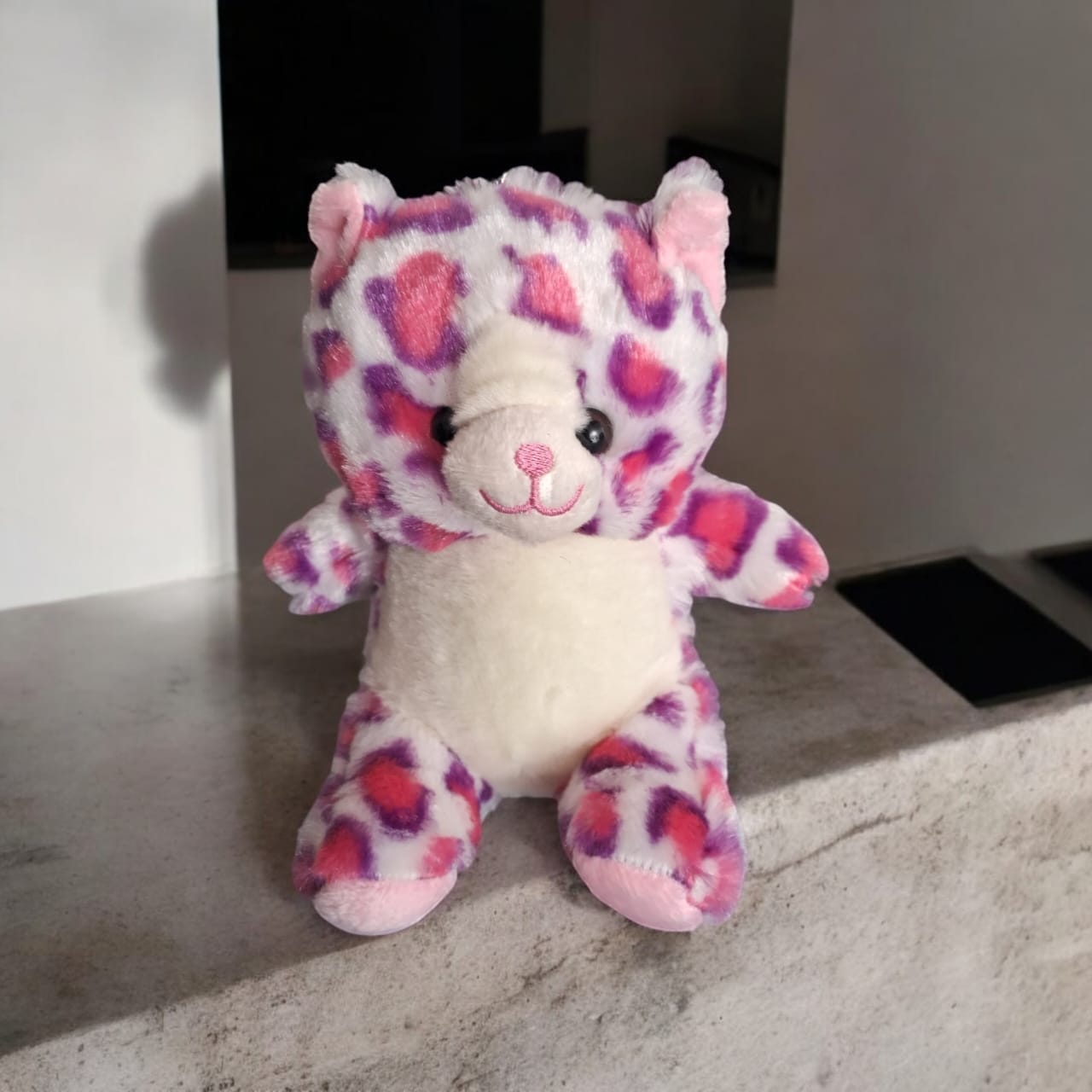 Dimpy Stuff Small Sitting Cute Pink Cat