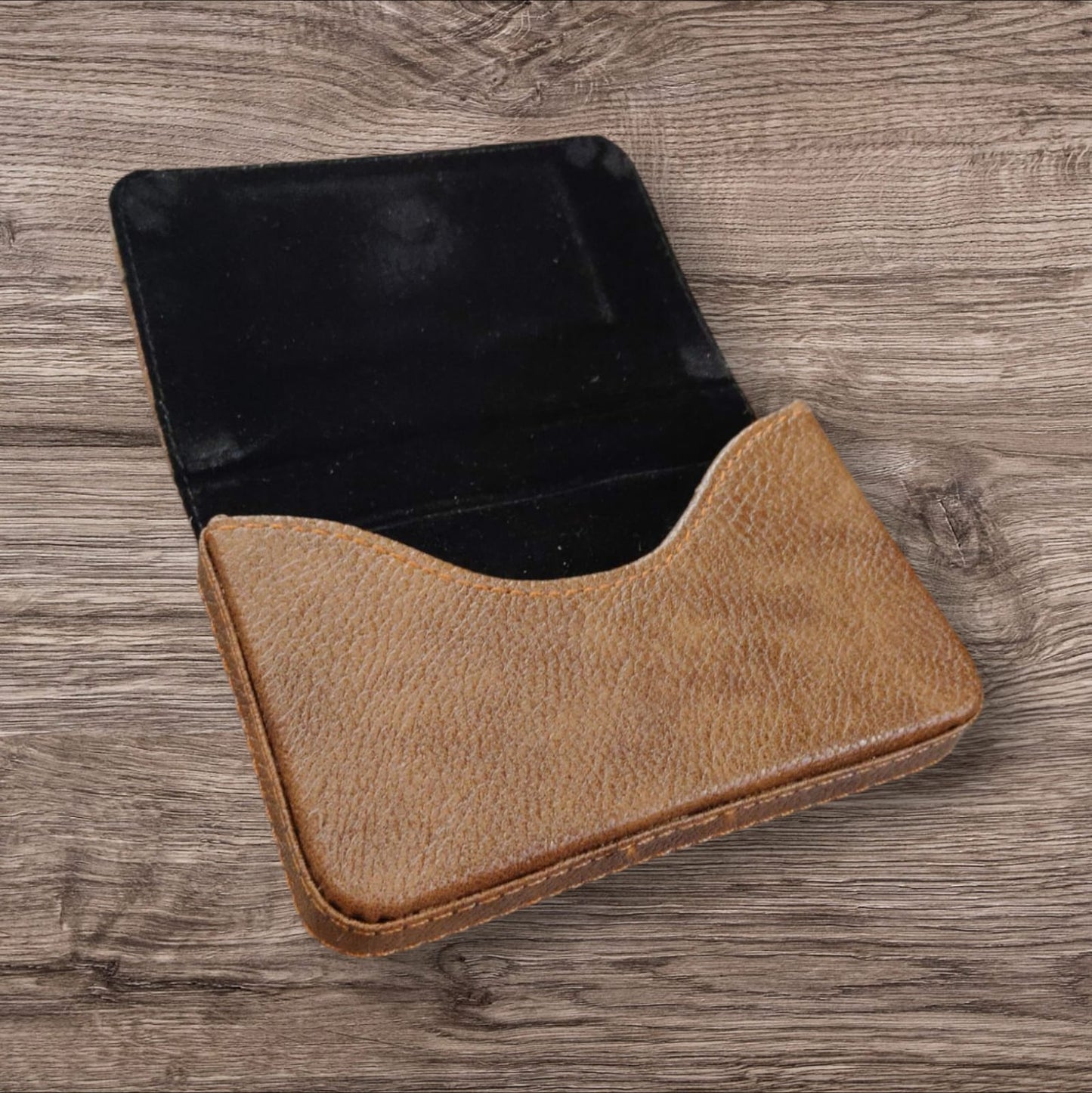 Brown & Black Leather Card Holders