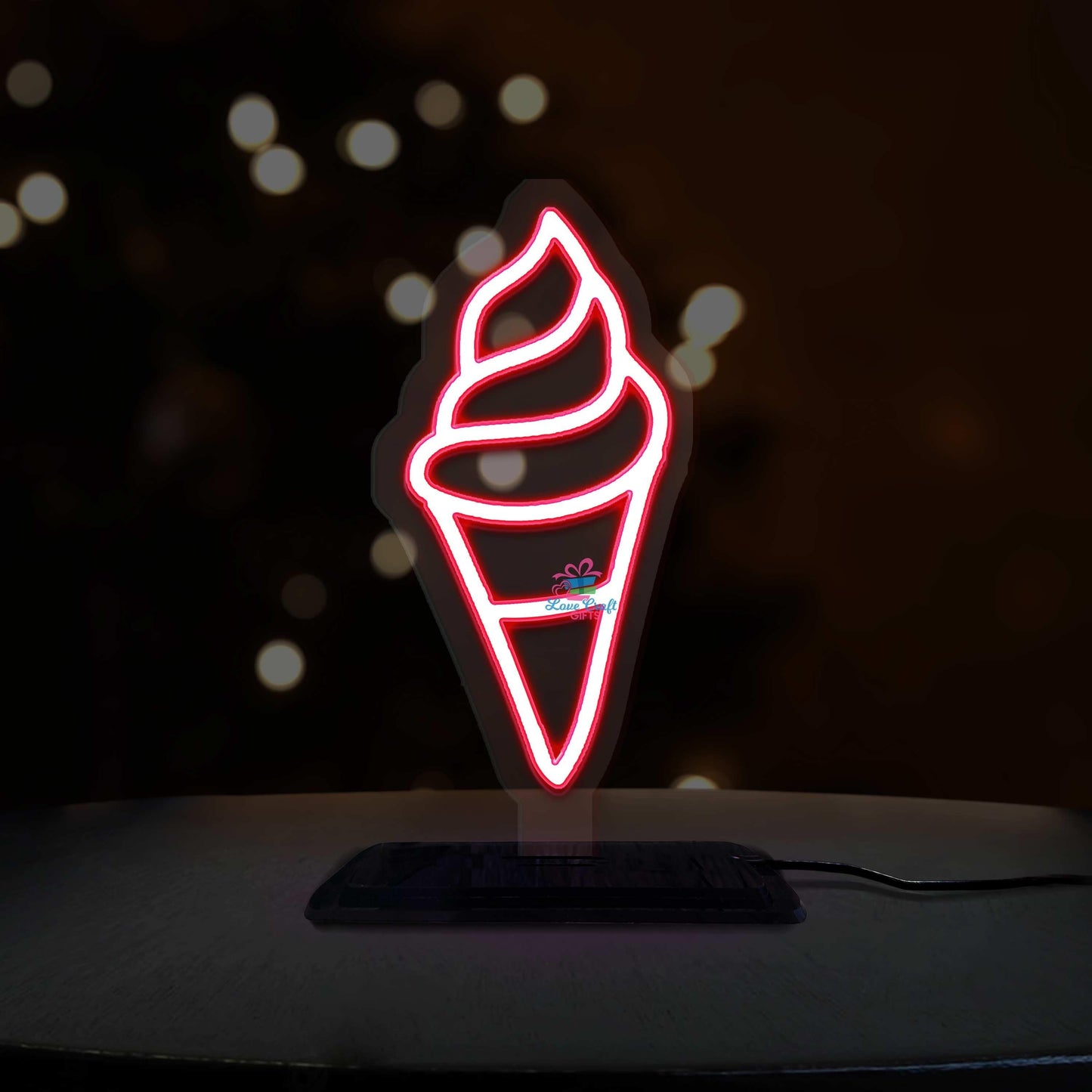 Neon Ice Cream Led Table Lamp