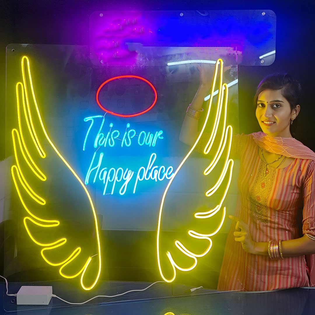 WINGS SPECIAL NAME NEON LIGHT FRAMES