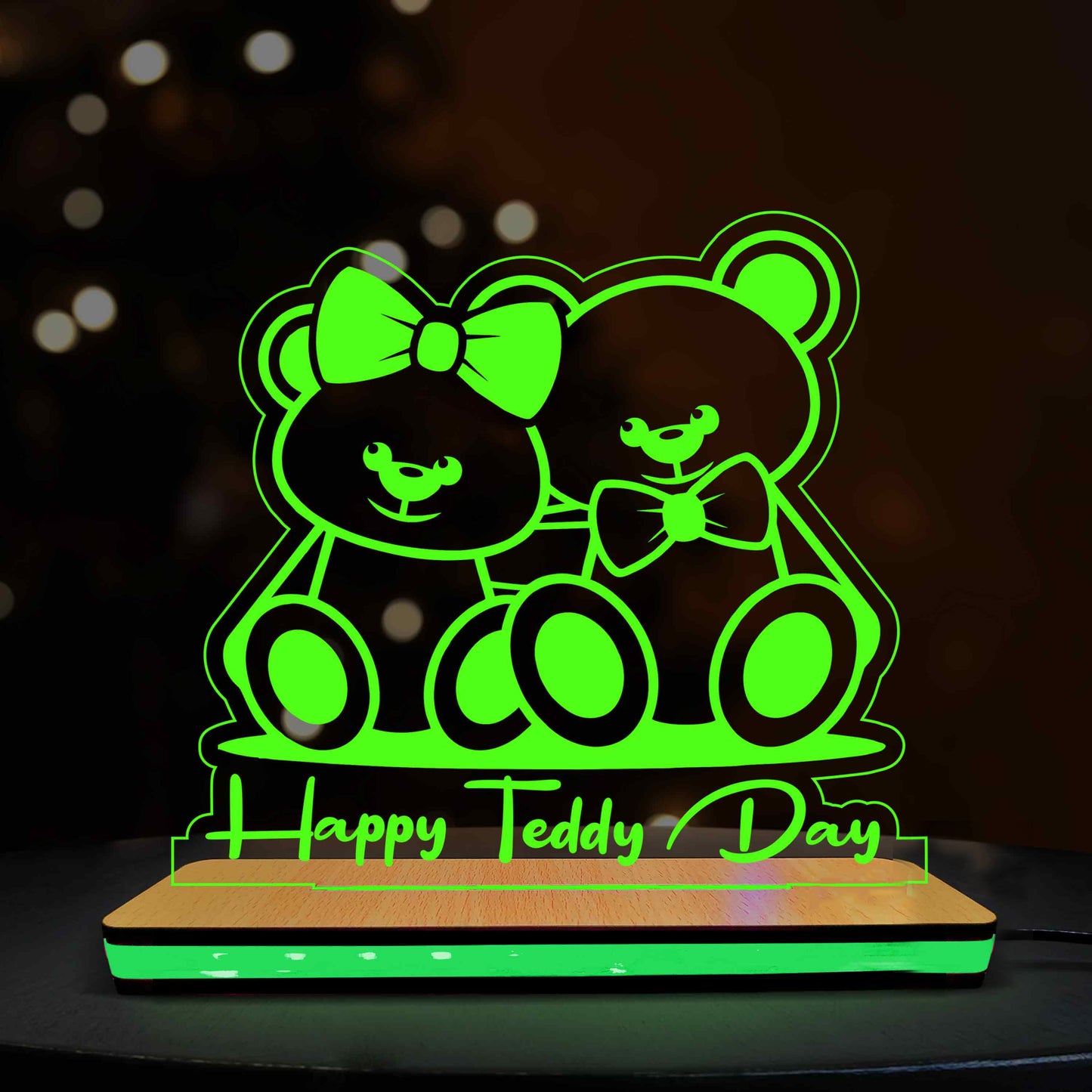 Valentine Special Teddy Day LED Lamp